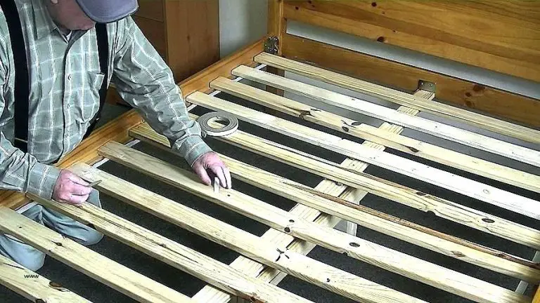 how to fix a bed frame